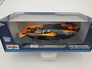 Maisto Special Edition 1:18 Bugatti Bolide Diecast Model | Orange & Black - Picture 1 of 12