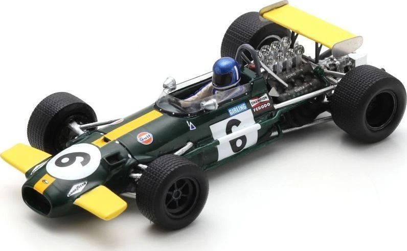 1:43 Spark S8321 Jacky Ickx Brabham BT26A #6 Winner German GP 1969 - Image 1 of 1