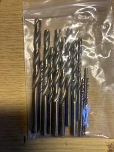 13 metrische Bohrer - 1 mm bis 6,5 mm Schnellarbeitsstahl - lose Packung. Value Priced. Neu - Bild 1 von 3