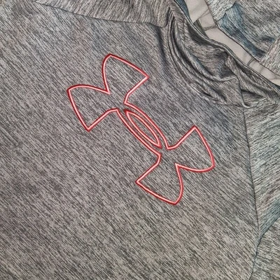 Under Armour Women's Gray Hoodie Pullover Athletic Logo Sweatshirt - Image 1 of 4