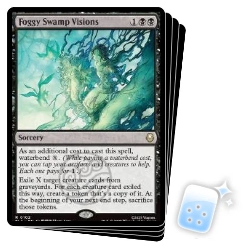 PRESALE FOGGY SWAMP VISIONS X4 Avatar: The Last Airbender TLA Magic MTG CARD - Image 1 of 1