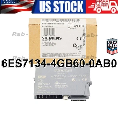 New Siemens 6ES7134-4GB60-0AB0 6ES7 134-4GB60-0AB0 SIMATIC DP ELECTRONIC MODULE - Image 1 of 4