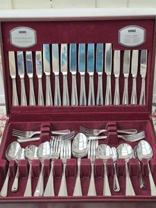 Viners Bead pattern cutlery canteen 58 Pieces - Imagen 1 de 5