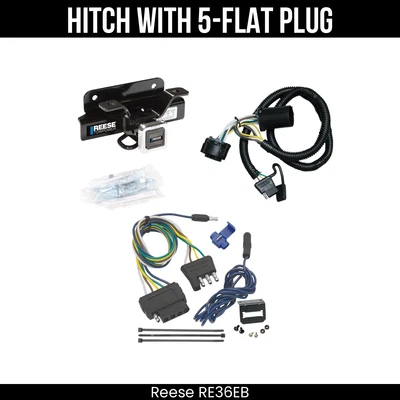Enganche de remolque Reese + cableado de 5 vías para 03-08 Dodge Ram 1500 03-10 2500 3500 44738 Foto 1 de 4