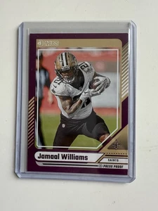 2024 Panini Donruss #221 Jamaal Williams Press Proof Purple New Orleans Saints - Bild 1 von 2