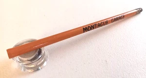 Vintage 30-40er Montague Garage Montague MA Rundholz Werbung Bleistift UNGESPITZT - Bild 1 von 10