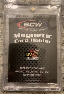 BCW 100pt Magnetic One Touch Trading Card Holder - Picture 1 of 4