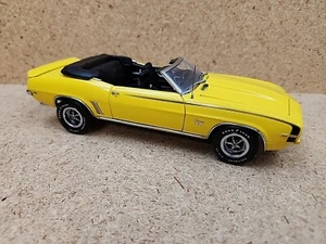 1/24 Franklin Mint 1969 Chevrolet Camaro SS 396 Convertible Yellow Car Only READ - Picture 1 of 12