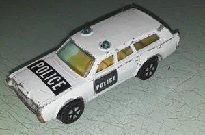 vintage playart die cast  MERCURY COMMUTER  police tampos blue lights 5 spoke - Picture 1 of 5