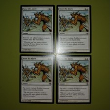 Raise the Alarm x4 Elspeth vs. Tezzeret 4x Playset Magic the Gathering MTG