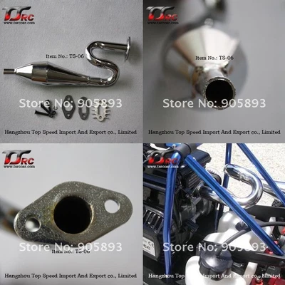 Tuned Pipe FOR 1/5 FS Racing Tuned Pipe FG MCD RAMPAGE Truck Buggy RC CAR PARTS - Image 1 of 2