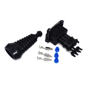 EV1 3 Pin Connector TPS IAC Plug Set Fit For VW Audi Porsche Volvo BMW - Picture 1 of 8