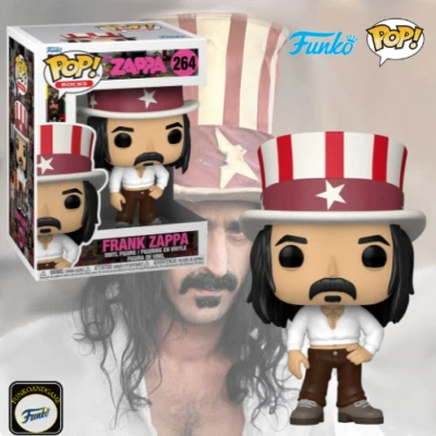 FUNKO POP! ROCKS ZAPPA - FRANK ZAPPA 264 UNCLE SAM HAT VINYL FIGURE NUOVO - Immagine 1 di 4