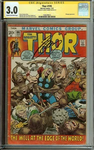 The Mighty Thor #195 CGC 3.0 Signed Gerry Conway - Picture 1 of 4