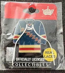 SPILLA MAGLIA BLU NY RANGERS MSG NHL HOCKEY STANLEY CUP PLAYOFFS VERI LACCI - Foto 1 di 3