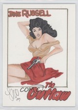 2007-08 Breygent Classic Vintage Movie Posters Sketch Cards 1/1 Jane Russell 1h8