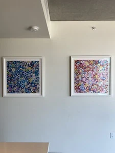 Takashi Murakami Shangri-La Blue / Pink Set Limited Ed 300 Kaikai Kiki 2016 - Picture 1 of 6