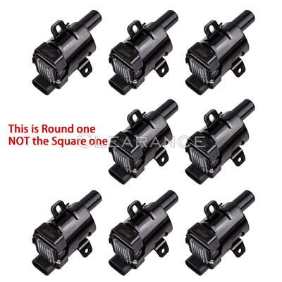 UF262 8x Ignition Coil For Chevy Silverado GMC Sierra Yukon 4.8L 5.3L 6.0L Round Foto 1 de 4