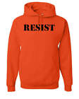 Resist Hoodie Political Anti-Trump Protest Rebel Impeach Fight Sweatshirt