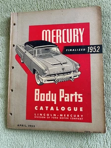 Used 1952 Mercury "Finalized" Body Parts Catalogue 3741-52 - Picture 1 of 8