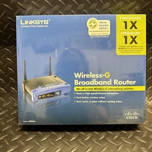 Linksys Wireless-G Broadband Router 2.4 GHz 4-Port Model WRT54G New Sealed - Picture 1 of 2