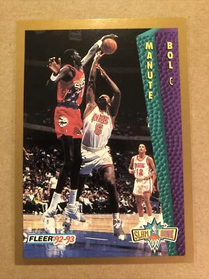 1992-93 Fleer #285 Manute Bol Basketball Card - Image 1 of 2