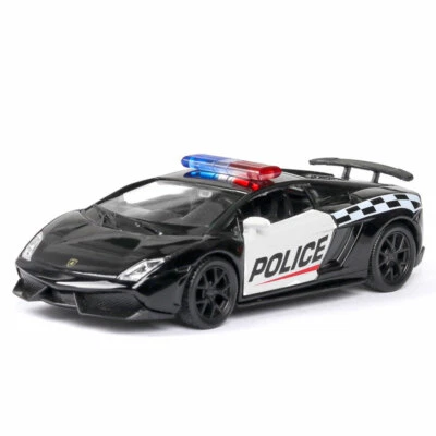 1/36 Lamborghini Gallardo LP 570-4 coche de policía modelo diecast vehículo de juguete para niños Foto 1 de 4