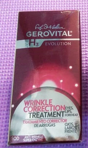 Gerovital wrinkle correction treatment eyes, lips, forehead, Diminished wrinkles - Picture 1 of 5