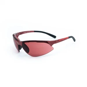 PRADA SPS 04A Sport Red Wrap Sunglasses Vintage - Picture 1 of 7