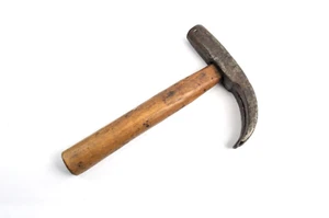 Antiguo martillo de garra forjado a mano, tamaño diminuto - Imagen 1 de 6