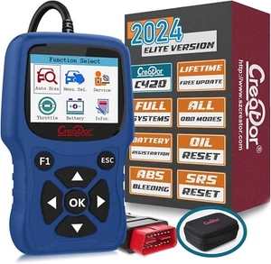Creator C420 OBD2 Code Reader Fit for BMW Mini EPB ABS SRS DPF Oil Reset Multi S - Picture 1 of 8