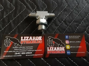 Lowrider hydraulics Tee fitting, Adex - #6 jic, 1pcs - Bild 1 von 2