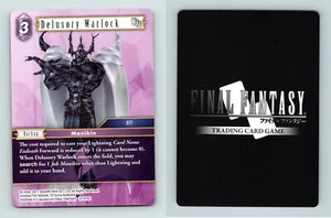 Delusory Warlock #13-070C Final Fantasy Opus XIII Crystal Radiance Common TCG - Picture 1 of 1