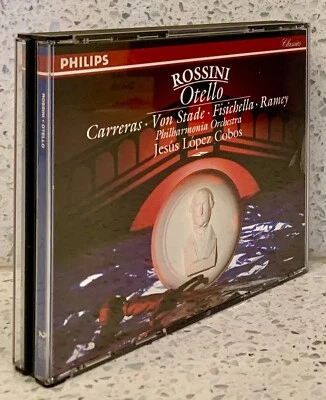 ROSSINI Otello [1978] (2 cds Philips) LÓPEZ COBOS • CARRERAS • VON STADE • RAMEY Foto 1 de 4