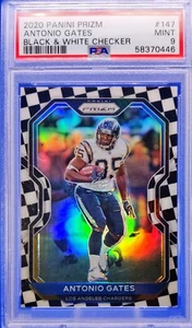 🔵 2020 Panini Prizm ANTONIO GATES Black & White Checker SP Charges MINT - Picture 1 of 2