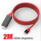 8 Pin to HDMI Cable 1080P HD Video Cord For iPhone 14 13 12 11 XS XR 8 7 6 iPad
