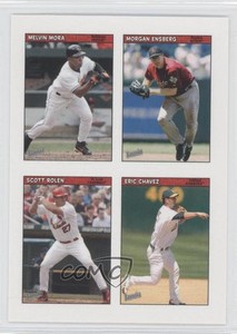 2006 Bazooka 4 on 1 Stickers Melvin Mora Morgan Ensberg Scott Rolen Eric Chavez