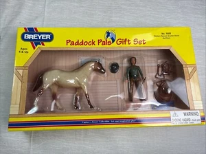 Breyer Paddock Pals Gift Set #1609 western pleasure quarter horse red roan - Picture 1 of 4