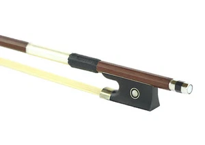 NEW 1/16 size violin bow octagonal brazilwood stick ebony frog free rosin & post - Picture 1 of 8