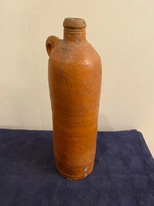 Antique Stoneware Bottle German Glazed Water Jug George Kreuzberg 1850s - Picture 1 of 10
