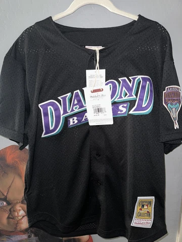Mitchell & Ness MLB Authentic BP Jersey Arizona Diamondbacks Randy Johnson Sz L Cover