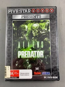 Aliens vs Predator PC DVD-ROM 2010 SEGA Rebellion Five Star Games Complete (N) - Picture 1 of 3