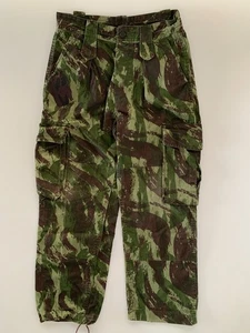 Pantalones de Colección Antiguos Portugueses Lagarto Pantalones Comando Paracaidista FAP Ejército Portugal - Imagen 1 de 13