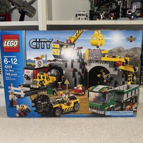 LEGO City: The Mine (4204) Brand New Factory Sealed Box shows wear, Rare