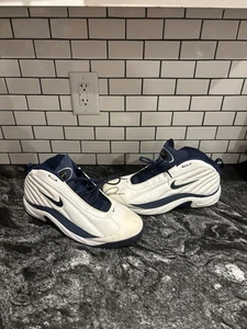 De Colección Nike DBL CLUTCH Blanco y Azul Swoosh Zapatos de Baloncesto Tenis Talla 15 EE. UU. - Imagen 1 de 14