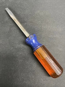 Craftsman Circle G Amber Handle Slotted Screwdriver - Picture 1 of 5