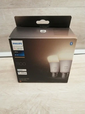 Philips Hue White E27 LED Glühbirne, 1100lm, warmweiß, dimmbar, steuerbar via A - Bild 1 von 4