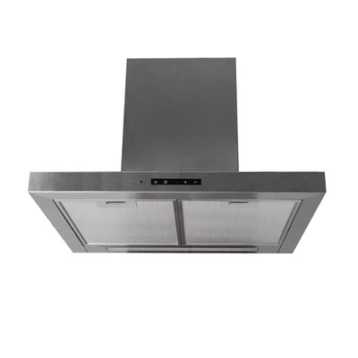 Dunstabzug Wandhaube Abluft Umluft Plasma Filter Edelstahl Fernbedienung, 60 cm - Bild 1 von 4