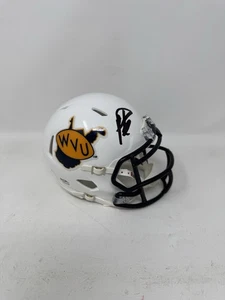 PAT MCAFEE SIGNED AUTOGRAPH MINI HELMET WEST VIRGINIA MOUNTAINEERS PSA/DNA COA - Picture 1 of 5