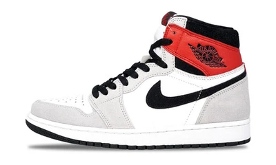 Talla 8 - Air Jordan 1 Retro Alto OG Gris Humo 2020 555088-126 ¡Nuevo! ¡Envío rápido! Foto 1 de 4